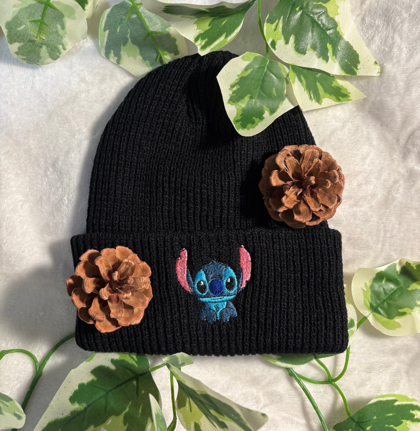 Bonnet brodé Stitch
