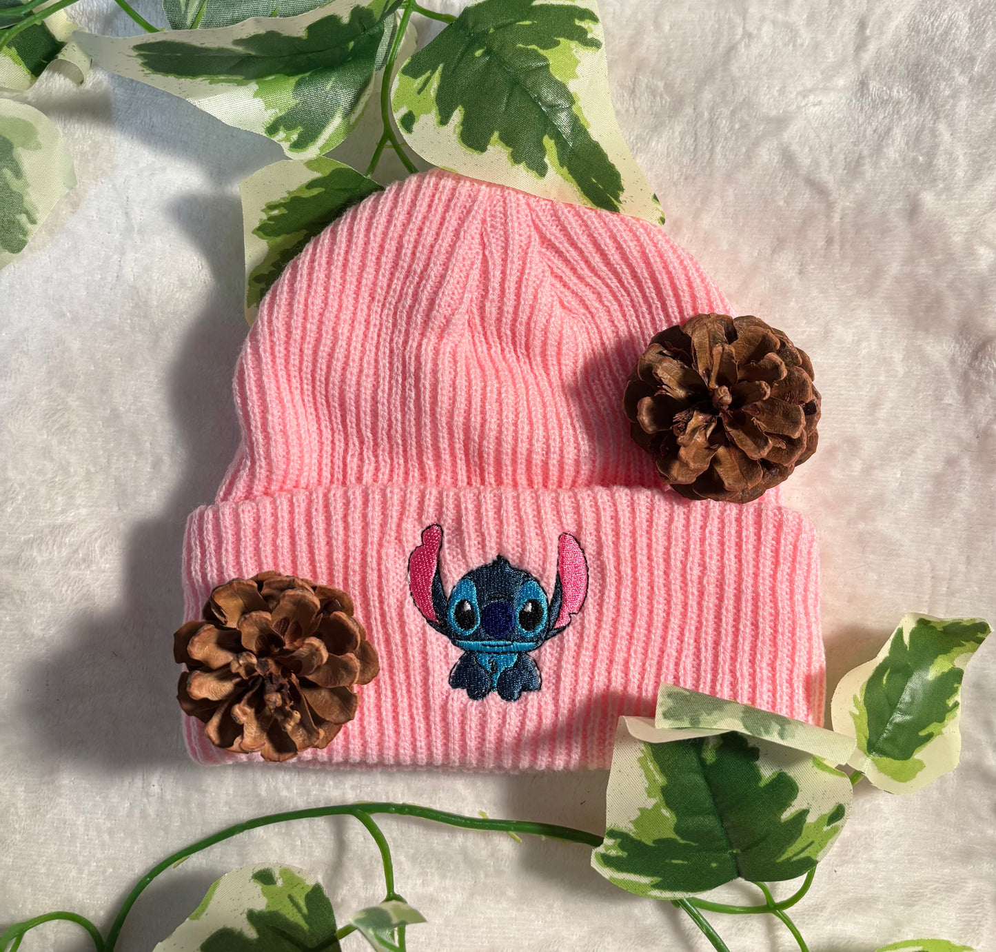 Bonnet brodé Stitch