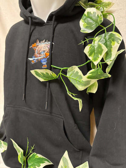 Sweat brodé Pokémon x Démon Slayer - Colossinge x Inosuke