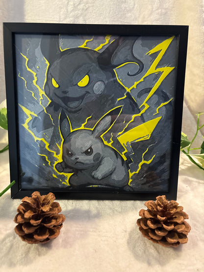 Hueforge Pikachu family