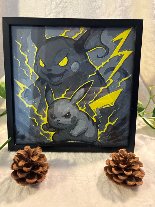 Hueforge Pikachu family