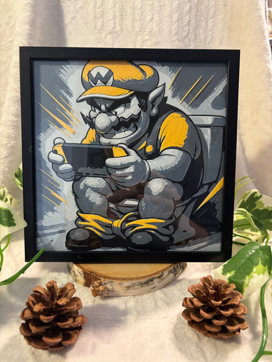 Hueforge Wario aux toilettes