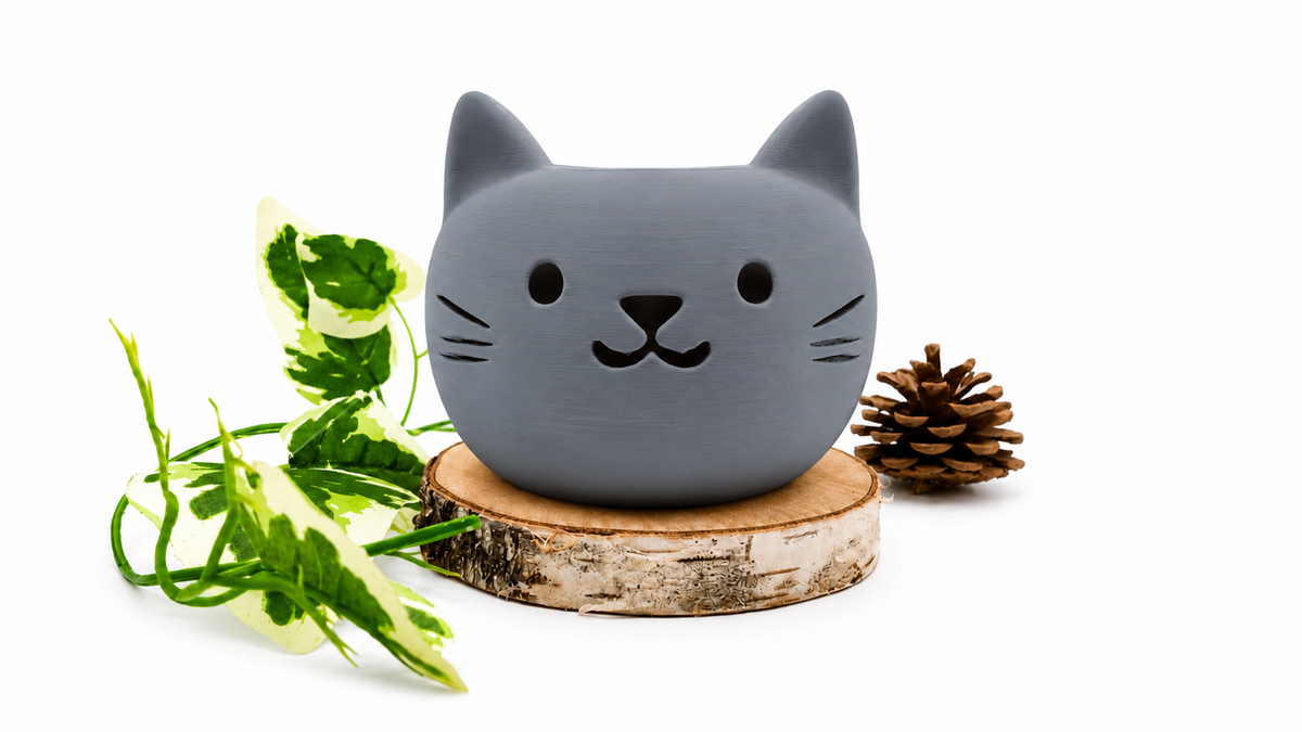 Pots et cache-pots tête de chat