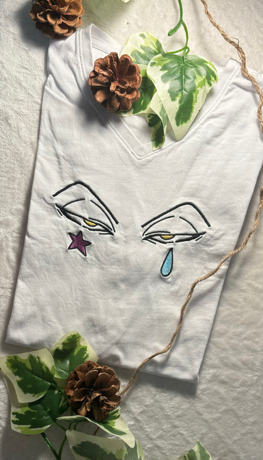T-shirt Hisoka brodé - Cadeau Hunter X Hunter